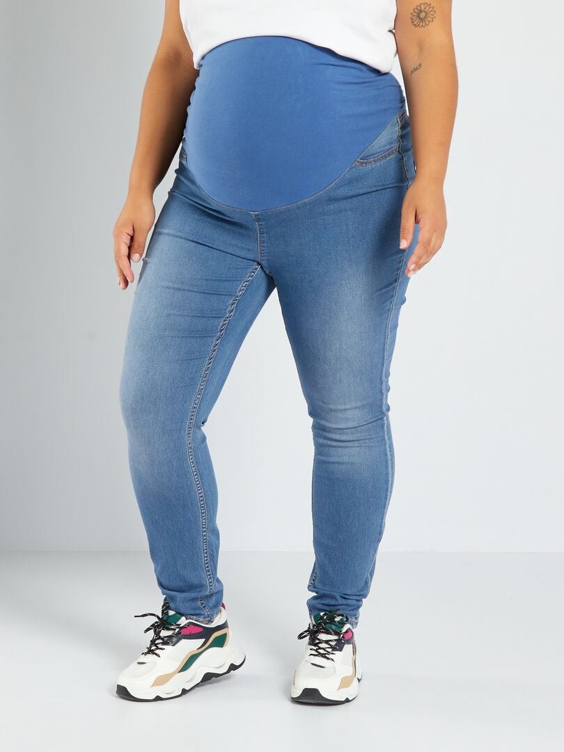 Calça de Moletom para Gestantes - AZUL