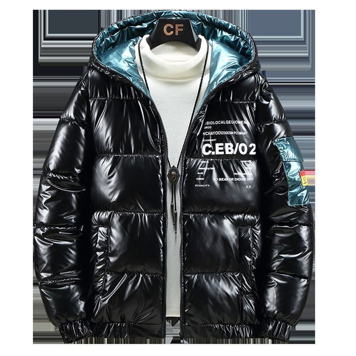 Chaqueta de plumas Funmoon JINDING, chaqueta de plumas para hombre, chaqueta para hombre, chaqueta negra
