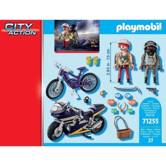 PLAYMOBIL 71255 Starterset Agent und Dieb, Stadt-Action, Polizei, ab 4 Jahren