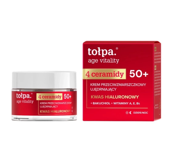 Tołpa Age Vitality 4 Ceramidy ujędrniający krem przeciwzmarszczkowy 50  na dzień i noc 50 ml