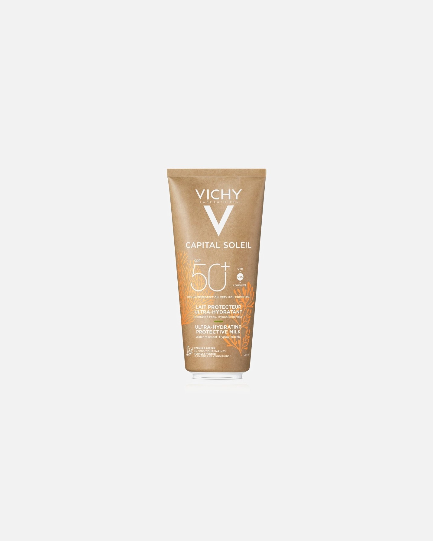 Vichy Sonnenschutz Capital Soleil Ultra-Feuchtigkeitsspendende Schutzmilch LSF 50+ - 200 ml