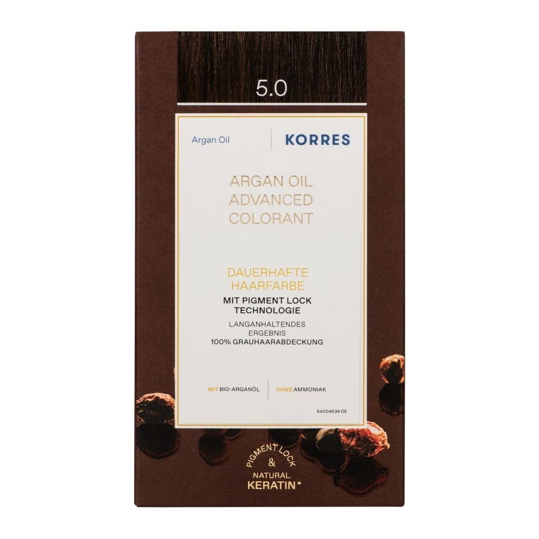 KORRES hårfarve med arganolie – 145 ml