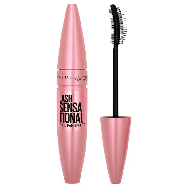 Maybelline New York Lash Sensational maskara za volumen z zelo črno barvo 9,5 ml