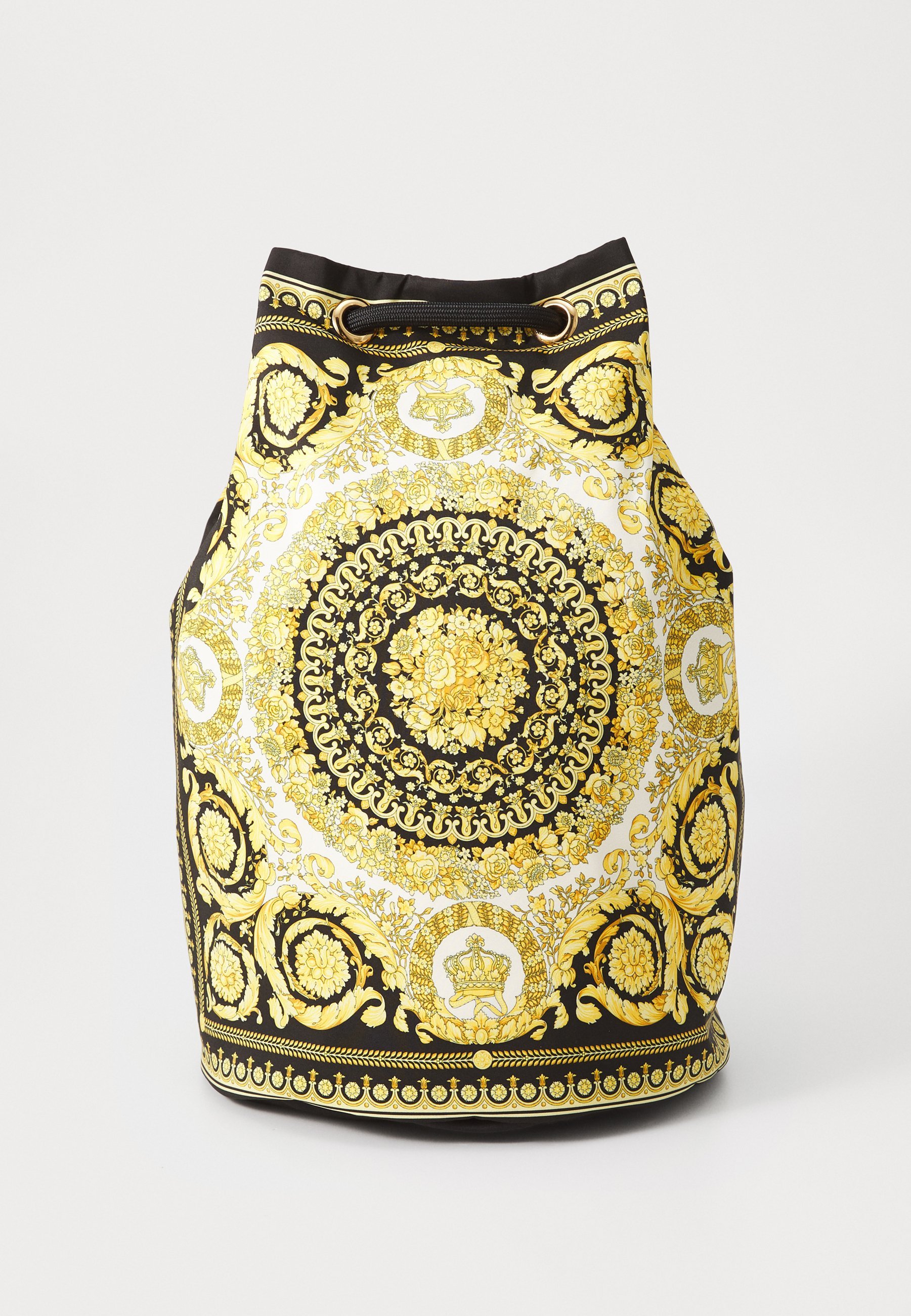 Versace SEA BAG BAROCCO PRINT UNISEX - Crossbodytas - ivoor/zwart/goudkleurig