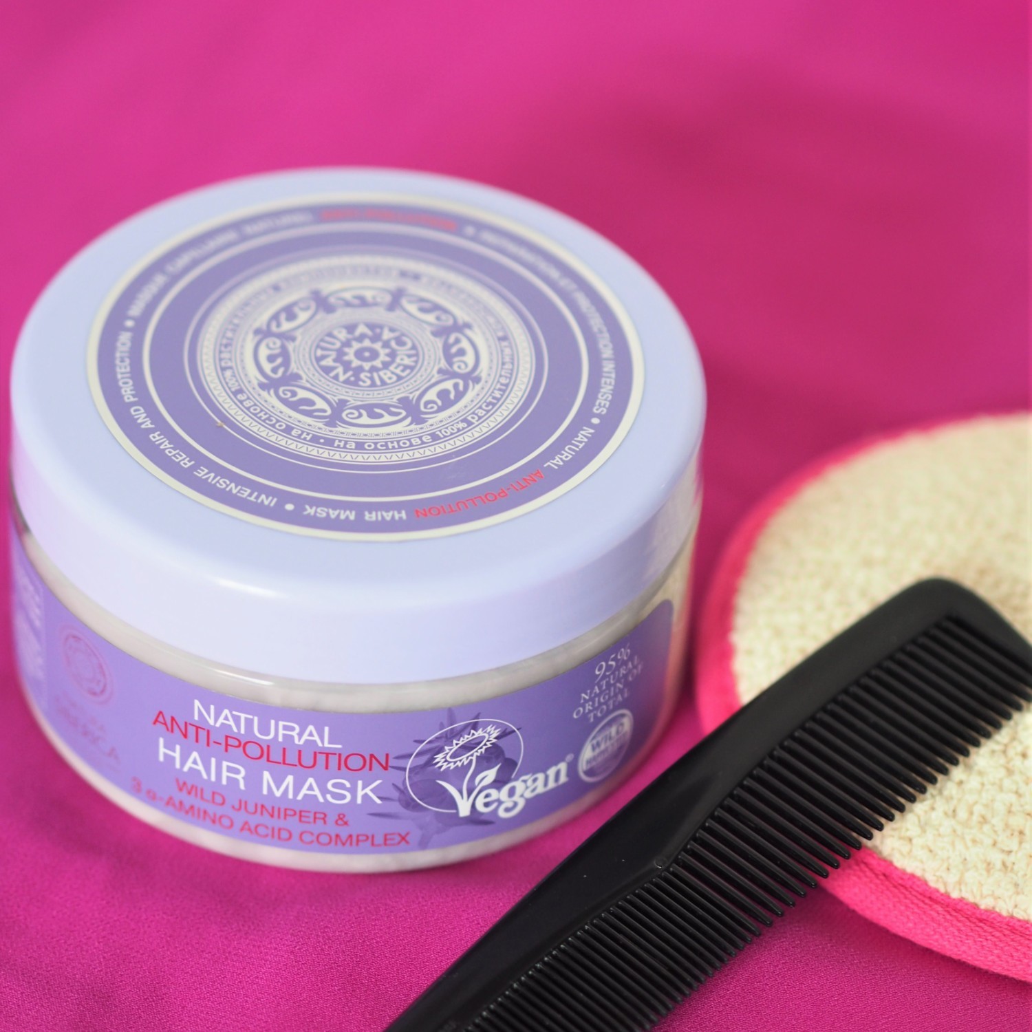 Natura Siberica masque capillaire anti pollution vegan
