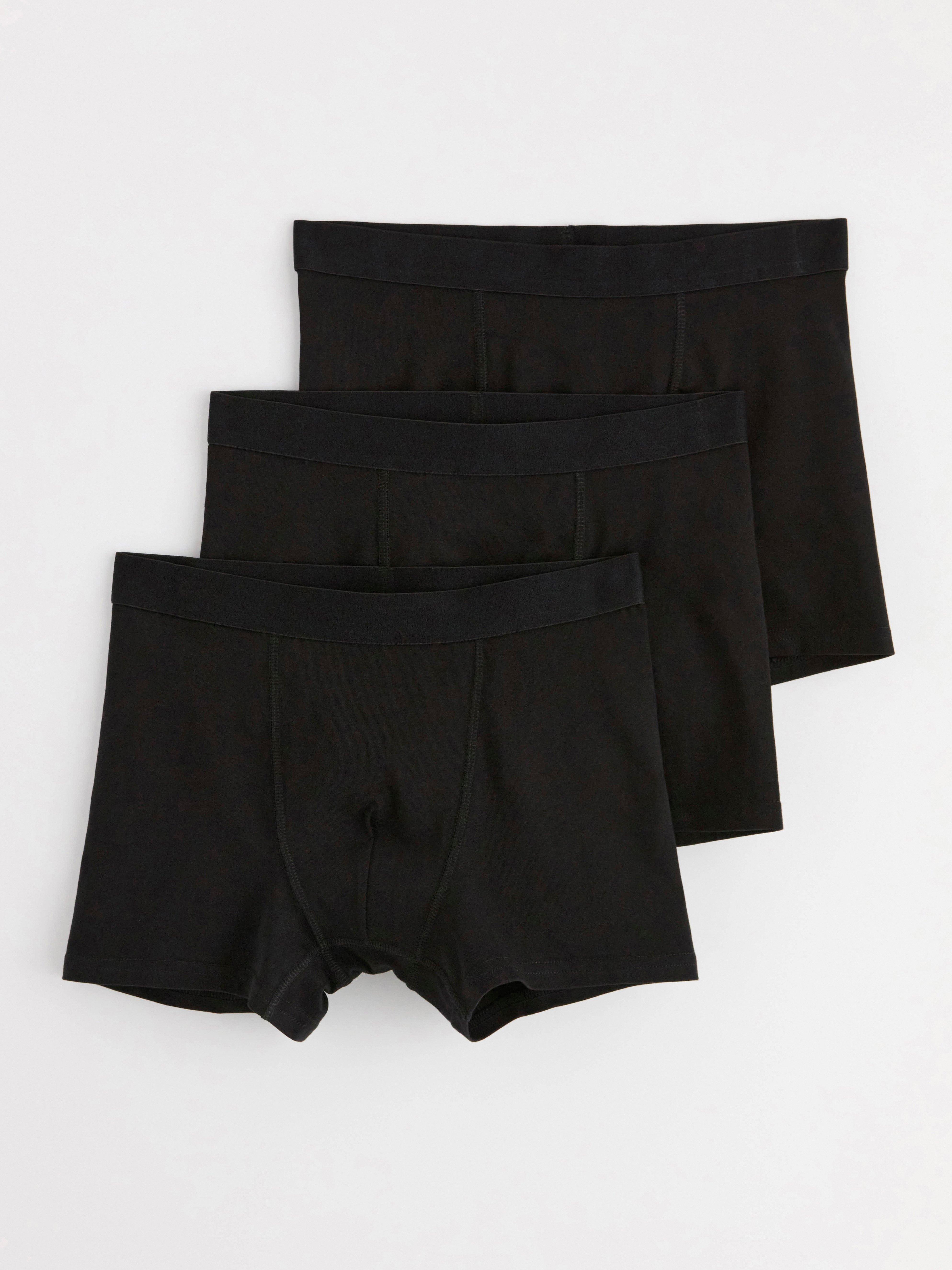 3-pack boxershorts Black