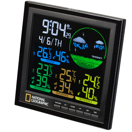Station météorologique National Geographic avec 4 points de mesure