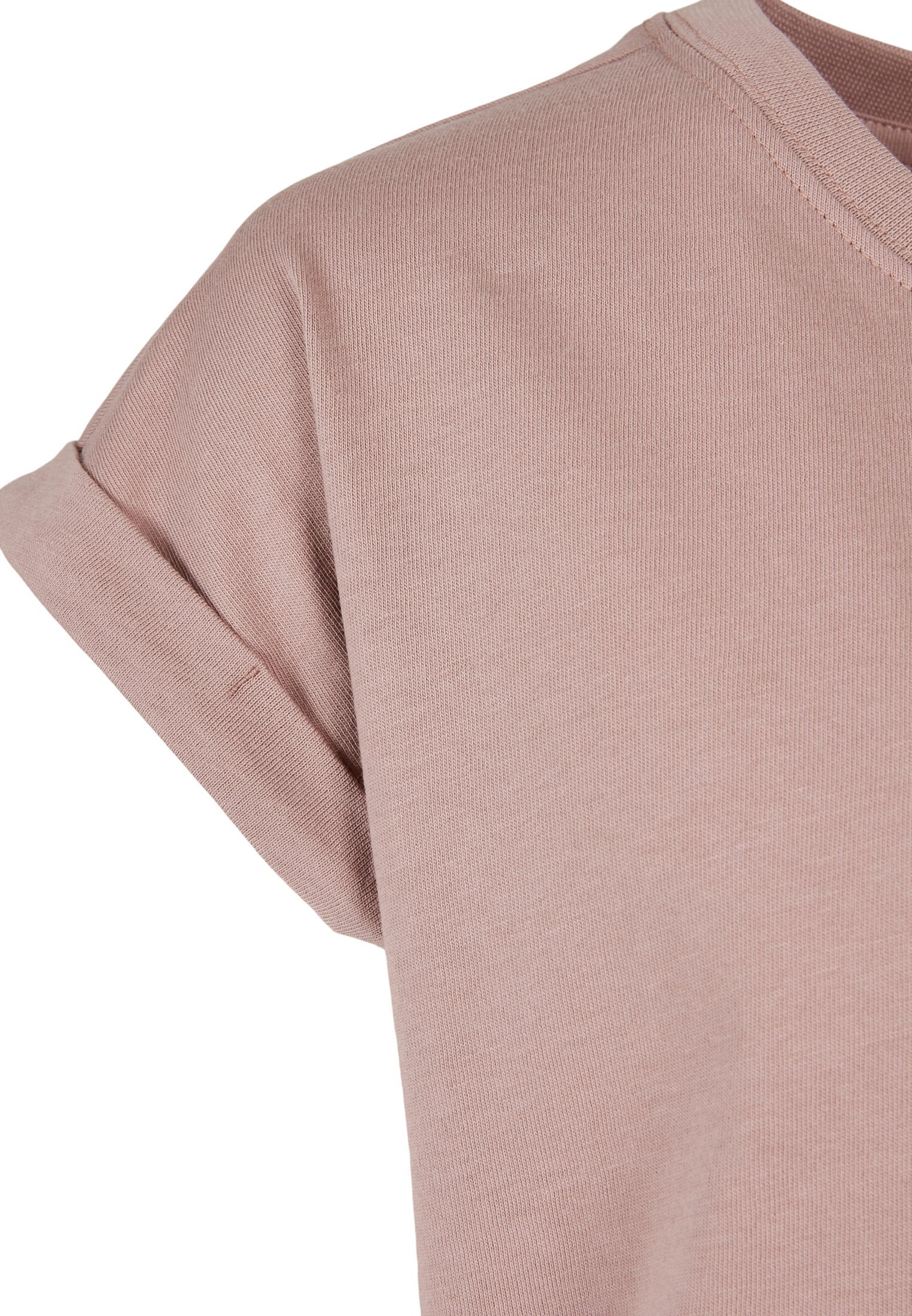 Urban Classics - Camiseta básica com ombros alongados - rosa crepúsculo