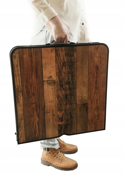 Conjunto de camping, maleta plegable de jardín para turistas, mesa + 4 sillas