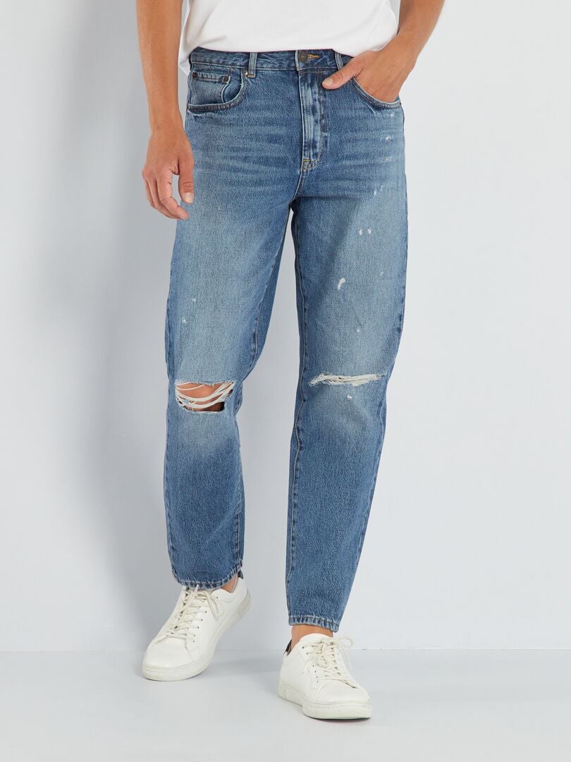 Jeans met wijde pijpen - L32 - BLAUW