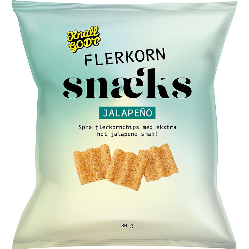 KnallGoodt Mehrkorn-Snacks 80 g Jalapeno Knallgoodt