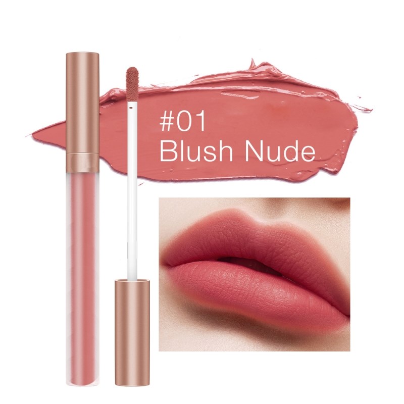 Rouge à lèvres liquide mat velours, waterproof, couleur riche, longue tenue, maquillage des lèvres, gloss léger, 12 teintes