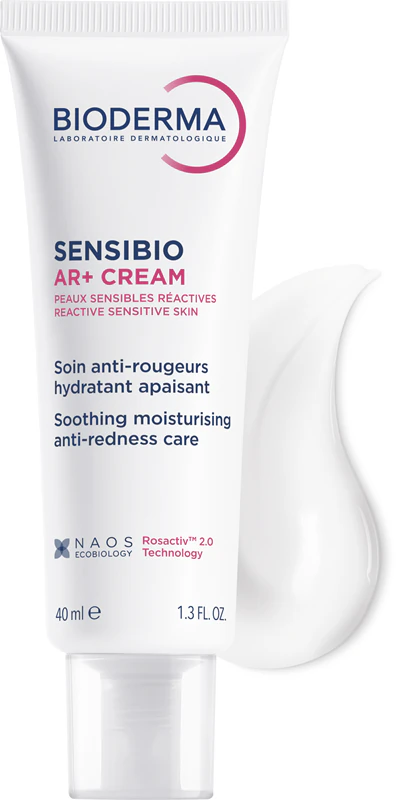 Bioderma Sensibio AR+ creme calmante para pele sensível com tendência a manchas.