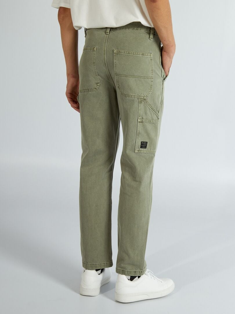 Losse jeans - kaki