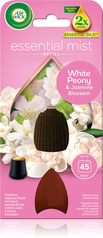 Air Wick Essential Mist White Peony & Jasmine Blossom Diffuser Navulling