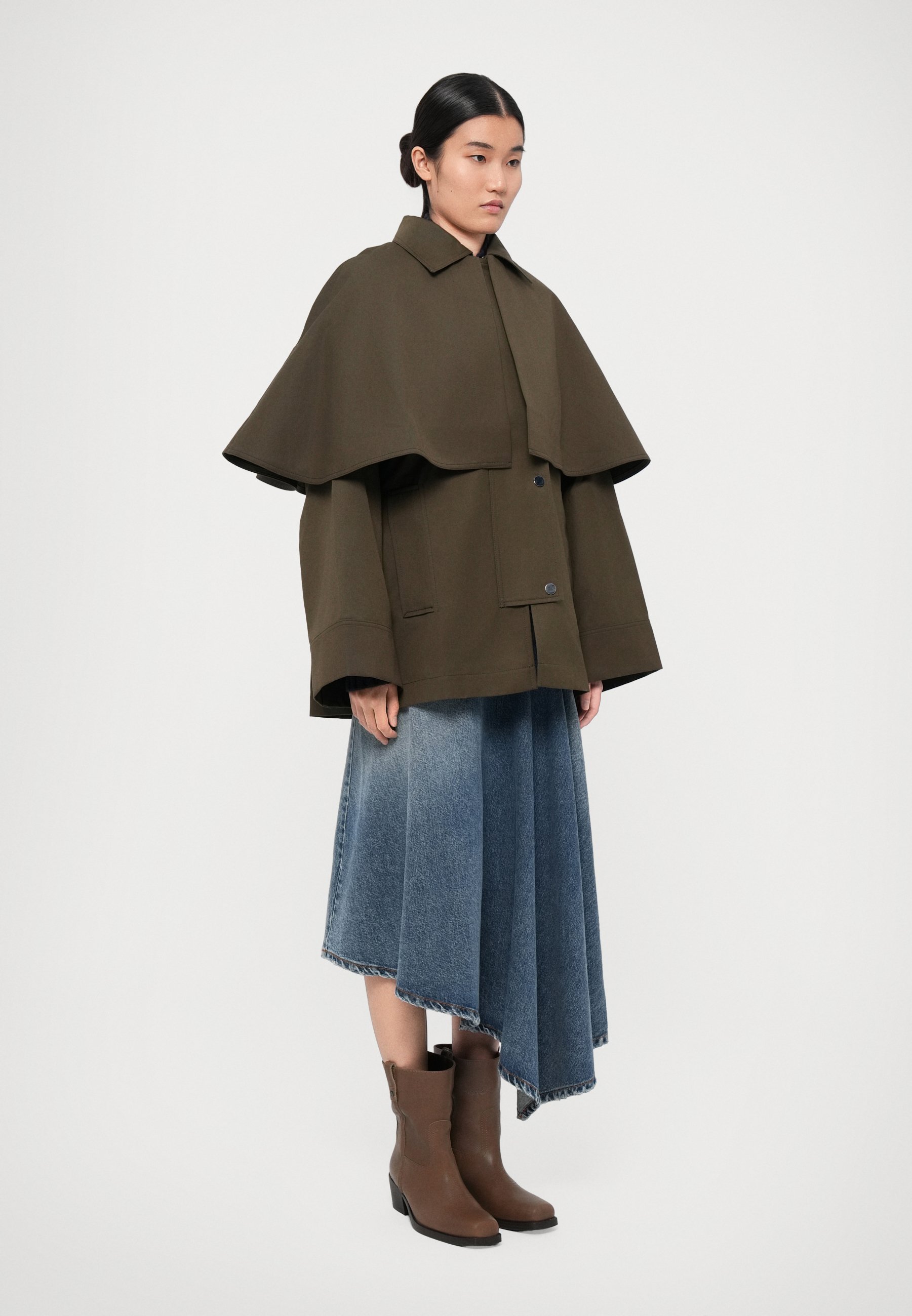 Rodebjer MALIN - Manteau court - brown moss