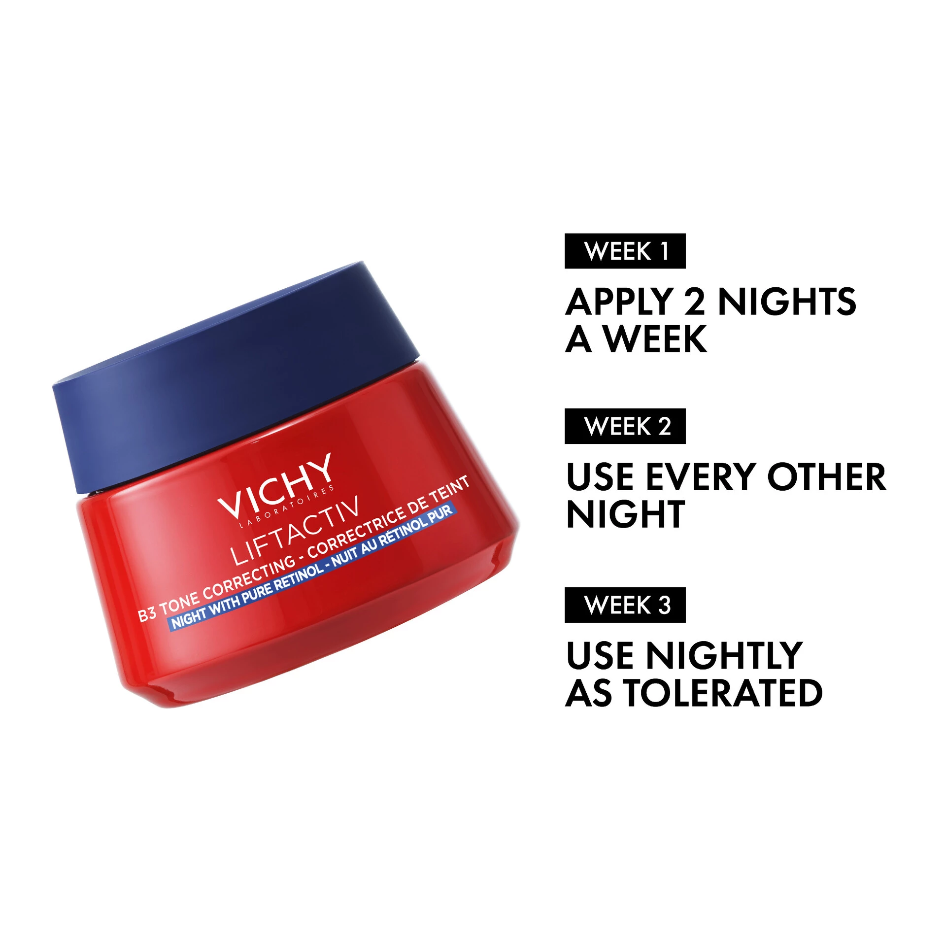 Cremă de noapte Liftactiv cu colagen B3 50 ml - Vichy