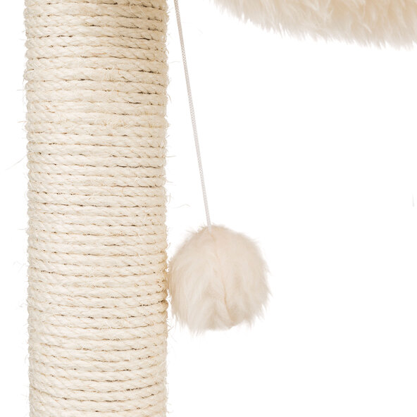 Cat scratching post, cream, 50 cm