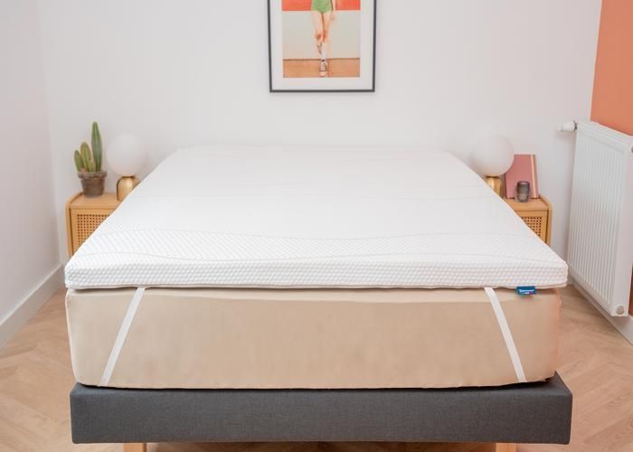Cubrecolchón de espuma viscoelástica de 90x190 cm - BDREAMS - Enrollado - Calidad hotelera - Ergonómico