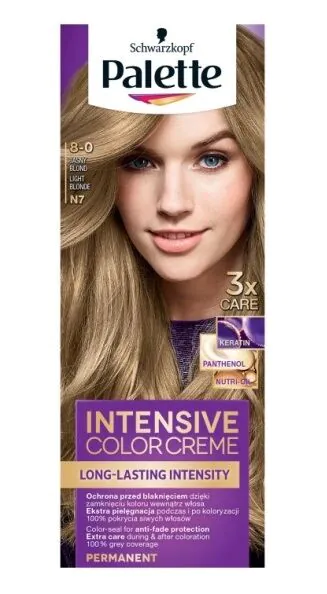 Palette Intensive Color Creme farba N7 jasny blond v.14
