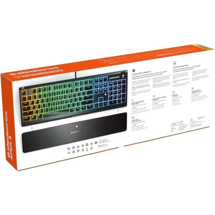 Teclado Steelseries APEX 3 FR