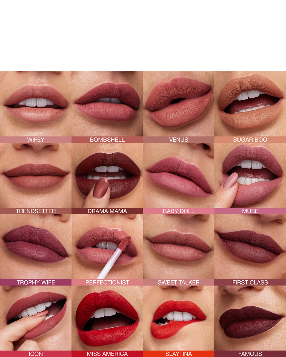 HUDA BEAUTY LIQUID MATTE ULTRA-COMFORT TRANSFER-PROOF LIPSTICK