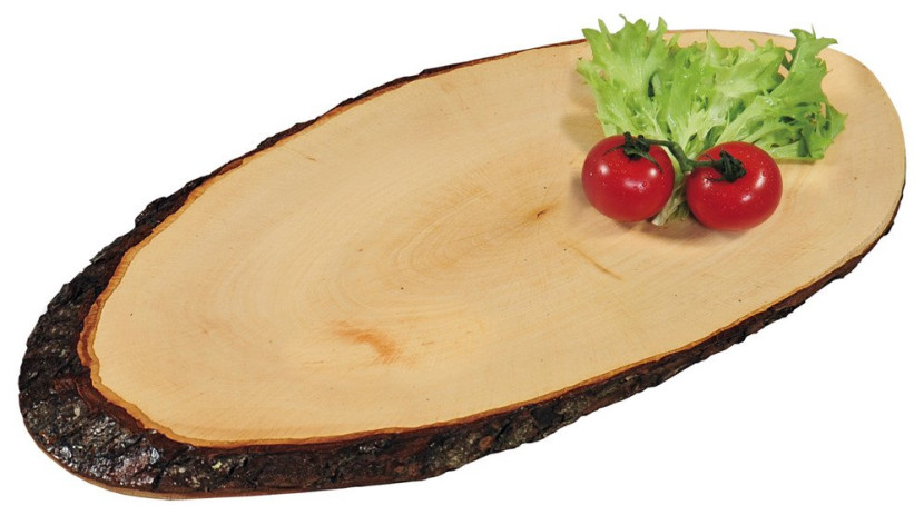 Ozdobna duża deska do serwowania potraw z olchy 35 cm