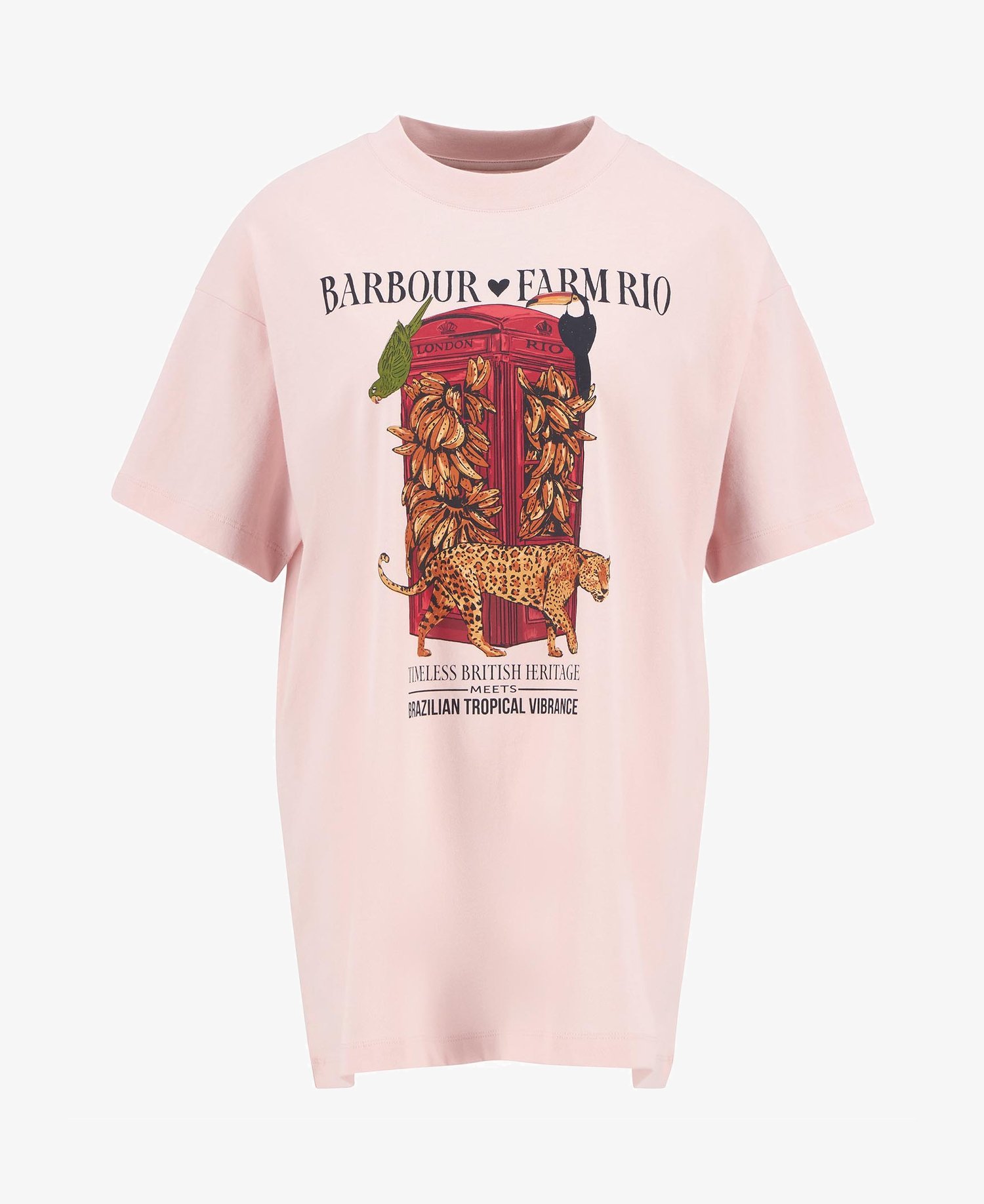 Barbour BARBOUR FARM RIO MARIA CLARA T-SHIRT - T-shirt met print - roze