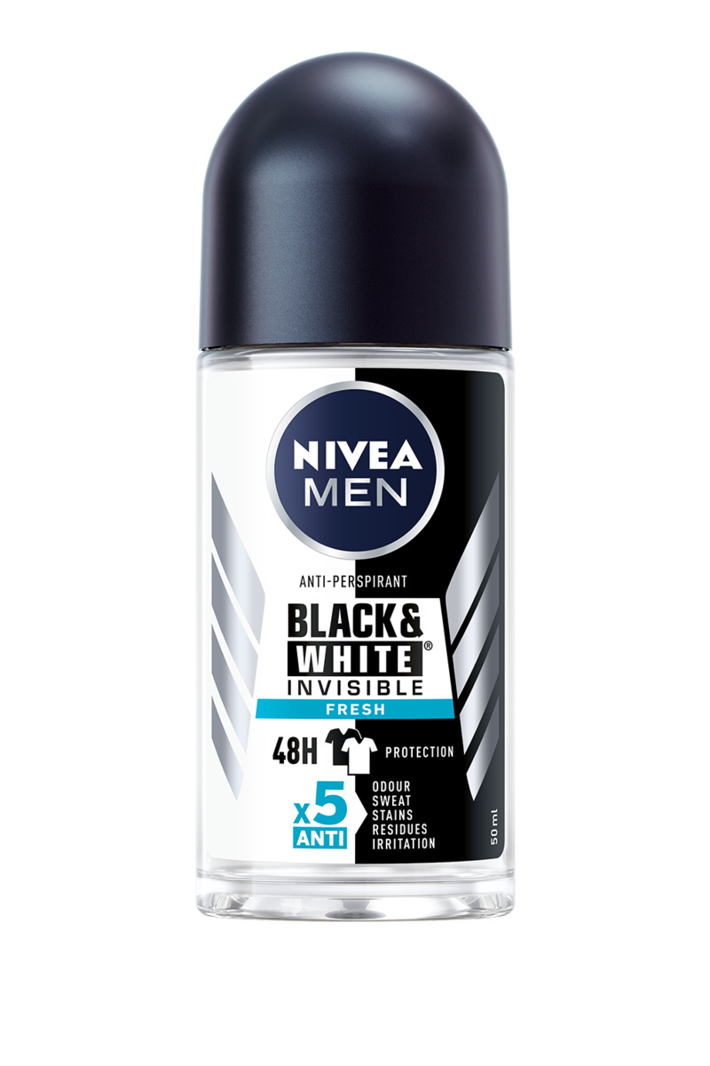 Deodorant roll-on Black & White Fresh 50 ml - NIVEA
