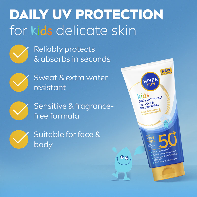 Protetor solar NIVEA SUN Kids para crianças