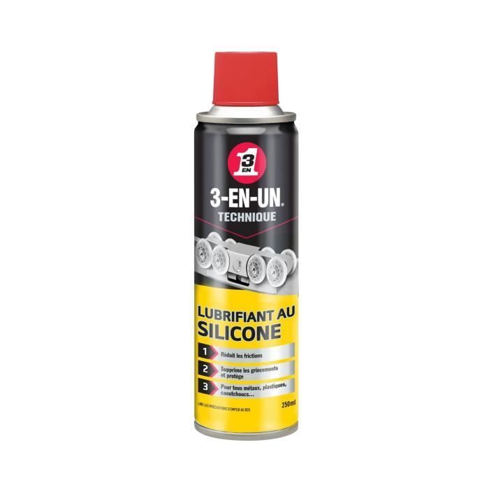 Lubricante de silicona en aerosol 3 en 1 - 250 ml