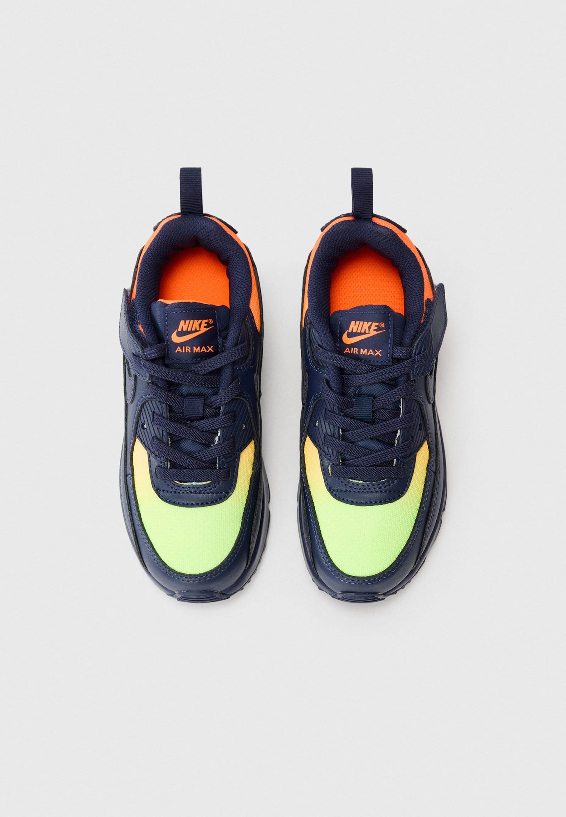 Nike Sportswear AIR MAX 90 EASYON UNISEX - Sneakers - lemon venom/blackened blue/hyper crimson/laser orange