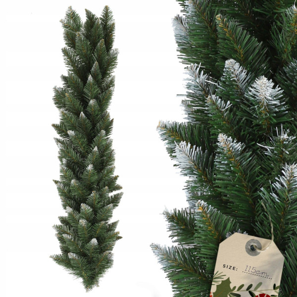 Girlanda Choinkowa Świąteczna 110 cm Ośnieżona