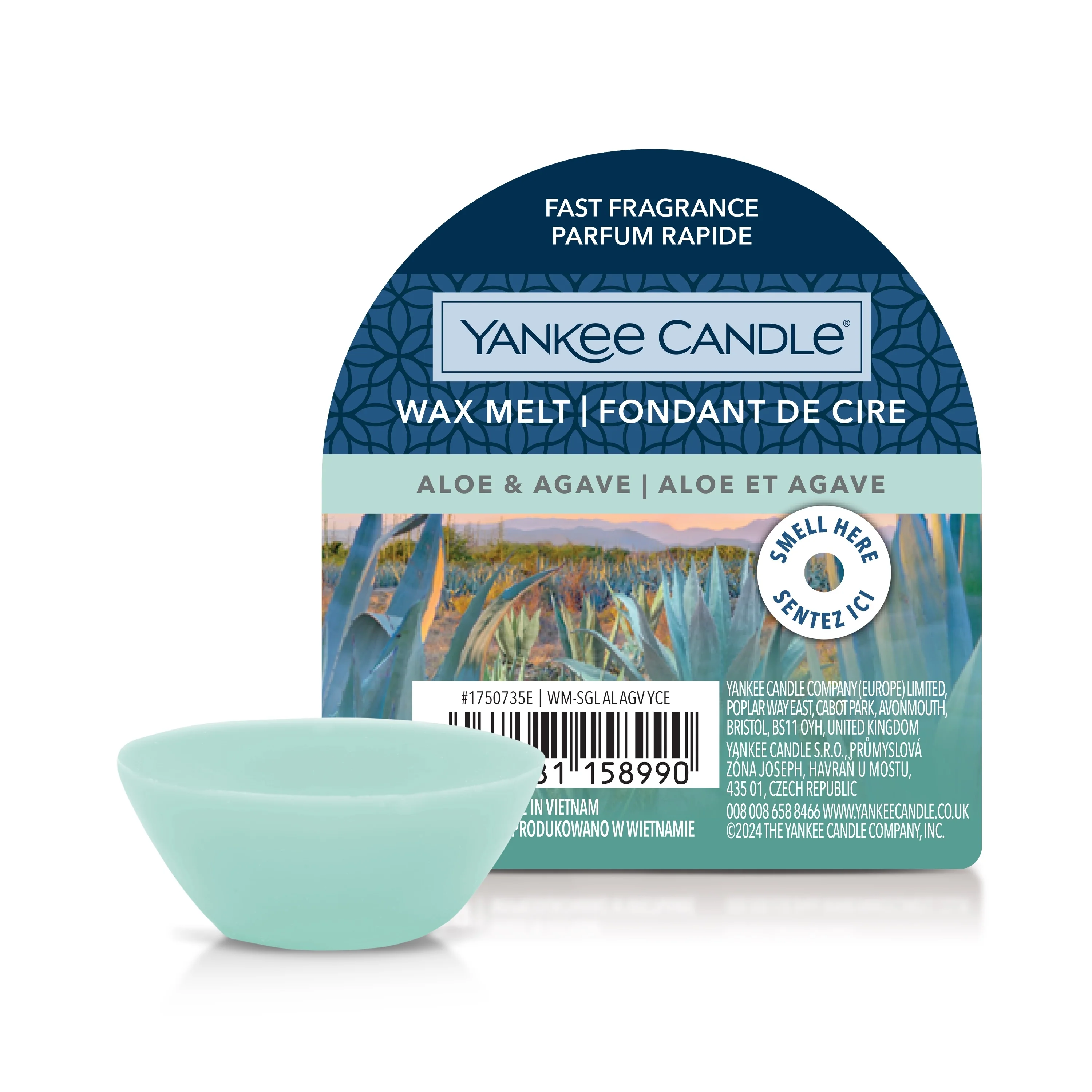 Wax Melts Aloe & Agave - Candela Profumata