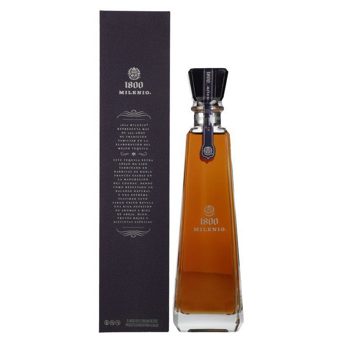 Tequila 1800 Milenio 100% Agave 38% Vol. 0.7L en caja de regalo