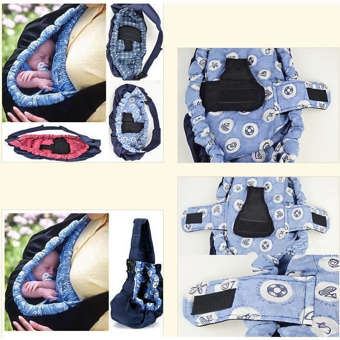 Mochila portabebés multifuncional de algodón, para el hogar y los viajes.