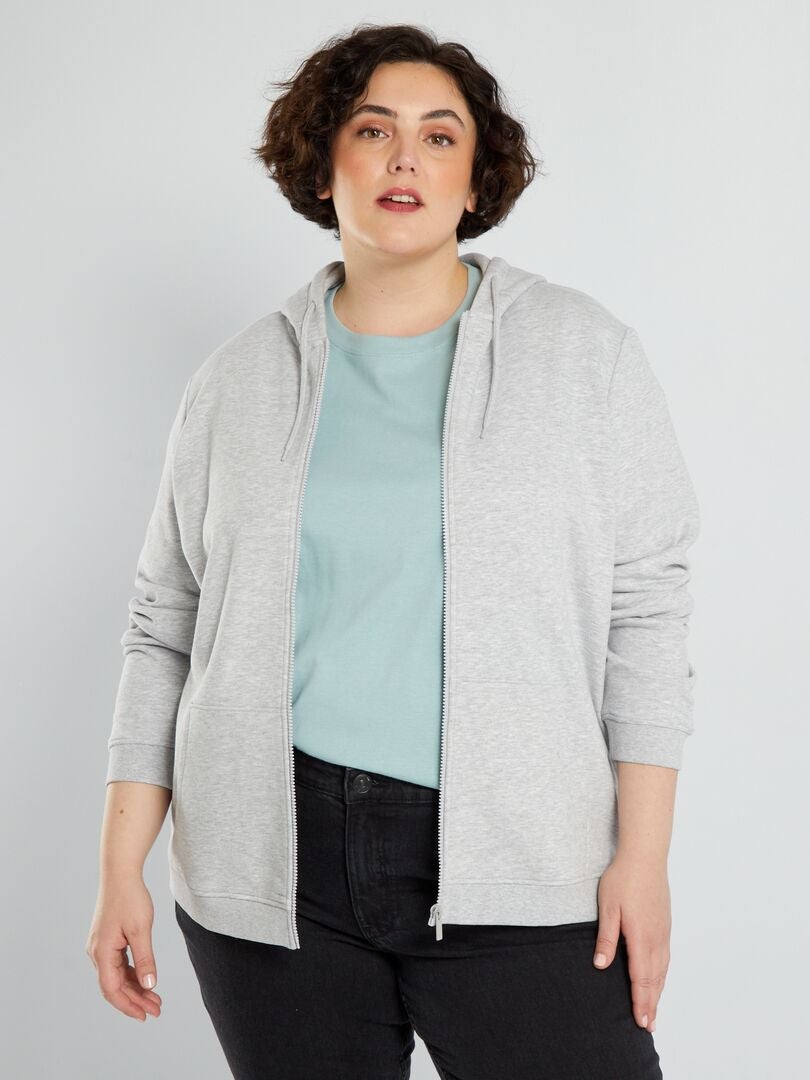 Bluza z kapturem - SZARA