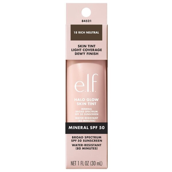 elf Halo Glow SPF50 18 bogata neutralna nijansa za kožu<br>30ml