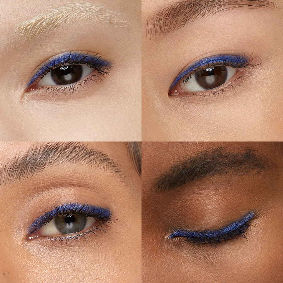Intensivfarbener, lang anhaltender Eyeliner 14 Metallic-Blau