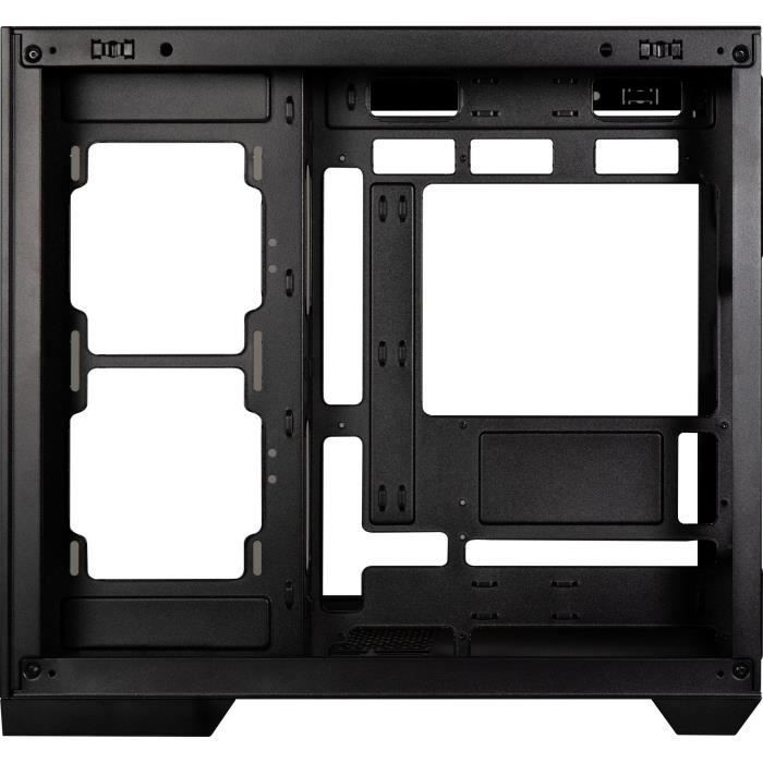 Boîtier PC - BITFENIX - Triton - Cube - ATX - Noir - Verre trempé - USB-C et A-RGB