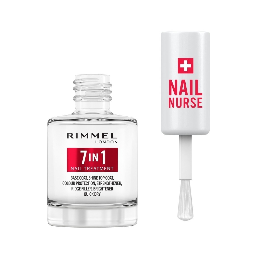 Rimmel London 7 v 1 Multi Benefit podkladový a vrchný lak na nechty - 12 ml