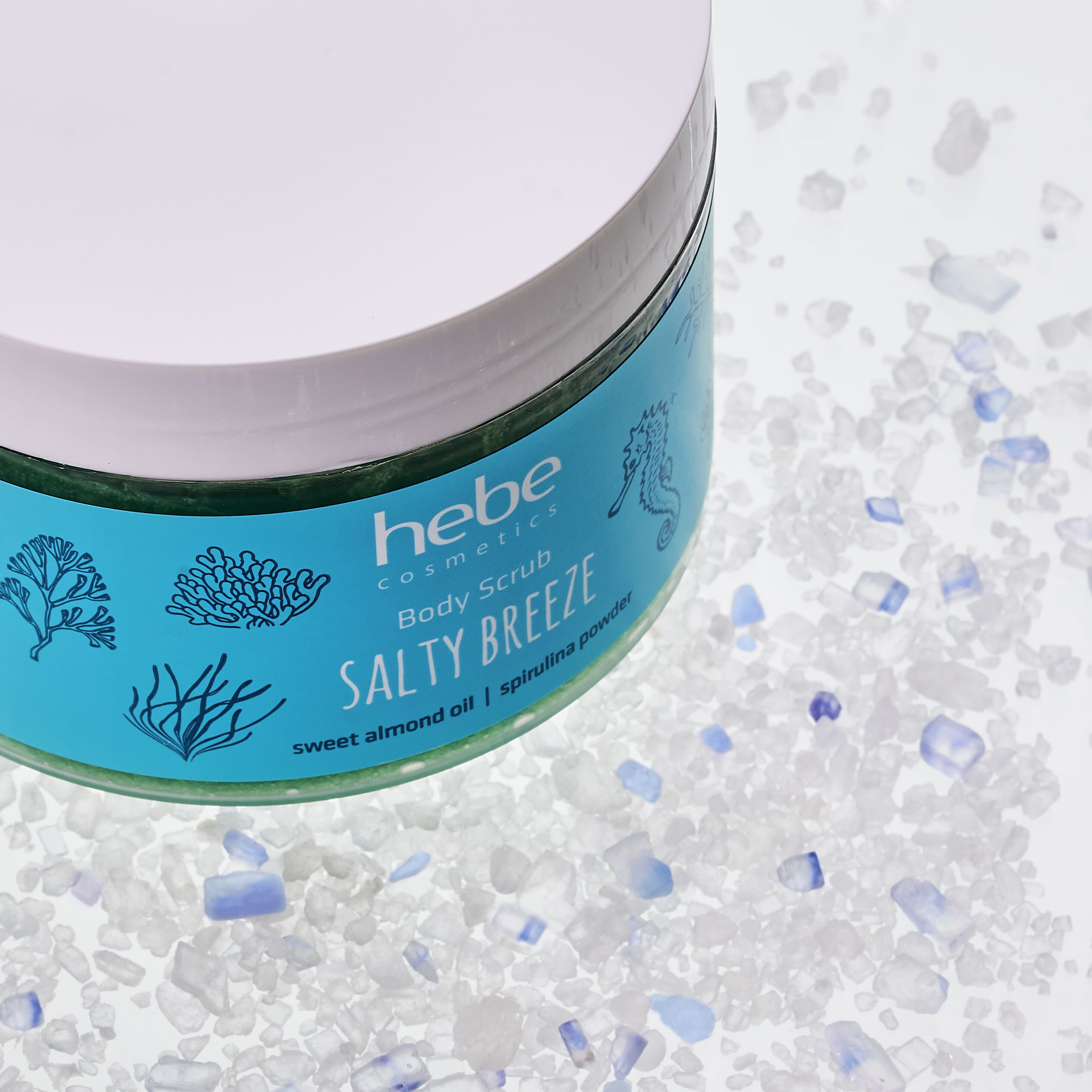 Piling za telo Hebe Cosmetics Slani vetrič