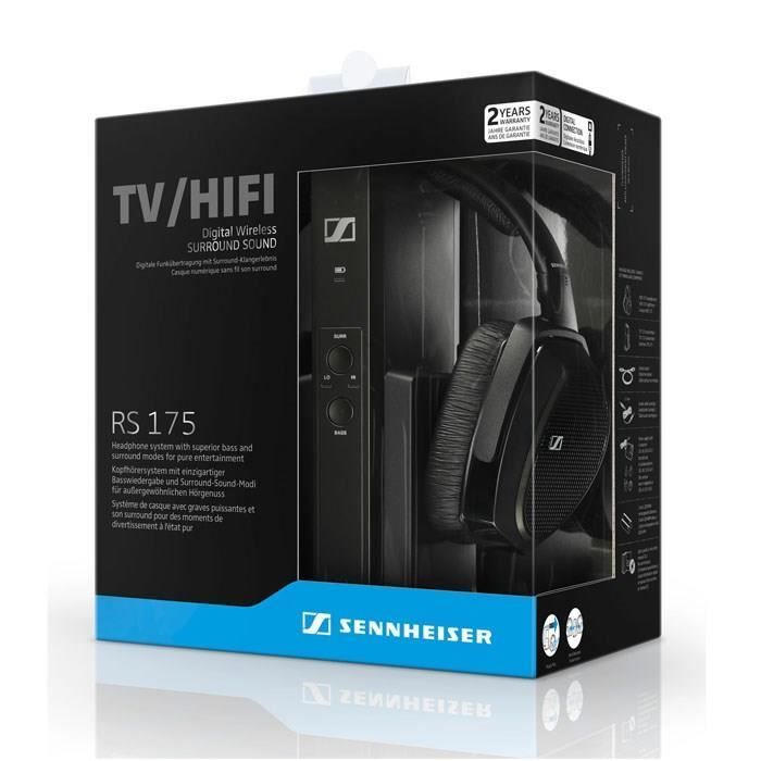 SENNHEISER RS 175 Casque TV sans-fil - HiFi - Bass Boost - Surround
