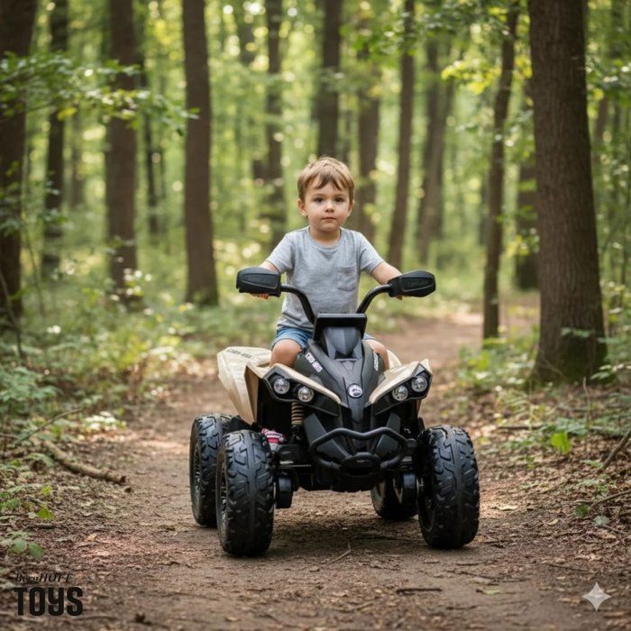 Quad eléctrico infantil - CAN-AM Renegade - 12V 4x4 (4 motores) - Neumáticos EVA - Edades de 3 a 7 años