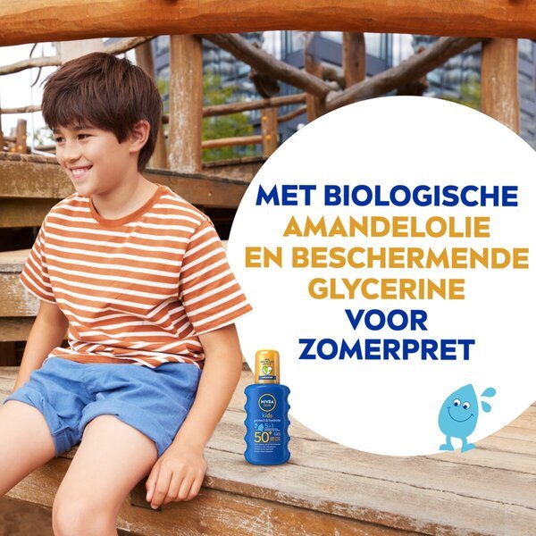 NIVEA Sun Kids Protect & Play SPF50+ Hydraterende Zonnebrand<br>200 ml