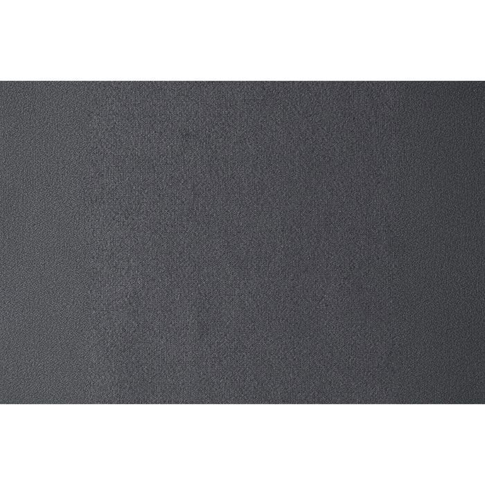 Base de cama estofada em veludo cinza antracite, 90x190 cm, A29 cm, Sommeil de Plomb - Base de cama em madeira maciça com pés cônicos de madeira de 15 cm