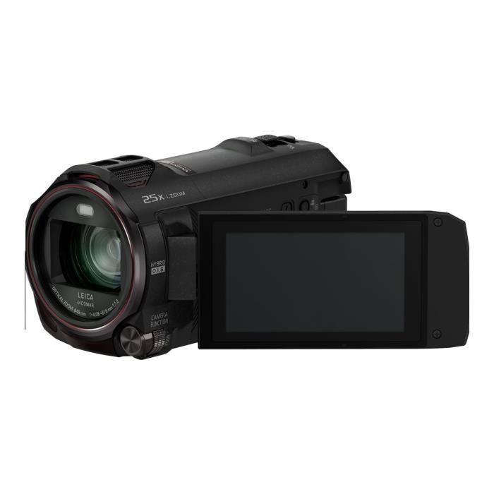 Videocamera Panasonic HC-VX981 4K - 30 fps, 18,91 MP, zoom ottico 20x, Leica, scheda di memoria, Wi-Fi, nera