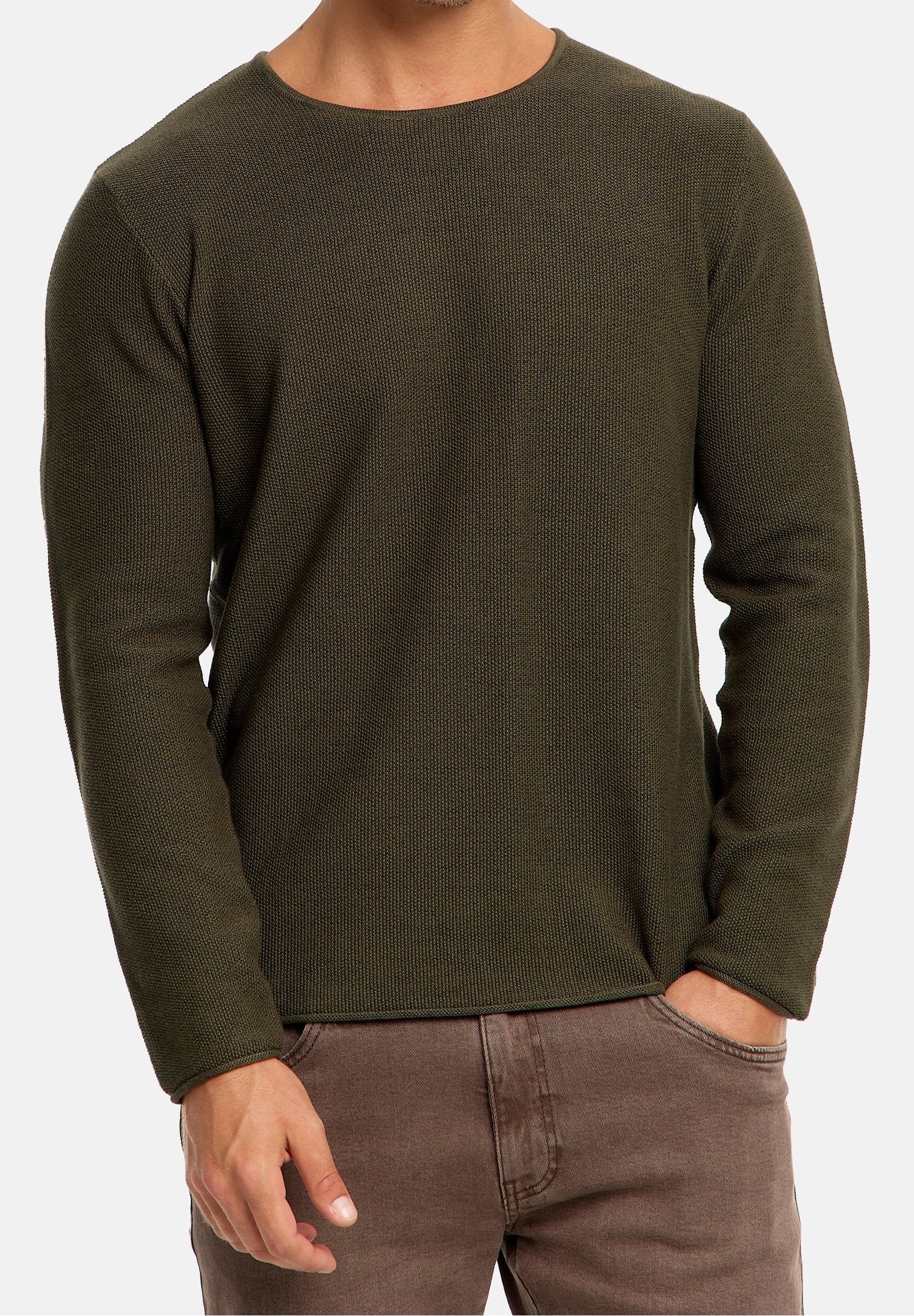 Maglione INDICODE JEANS - verde scuro