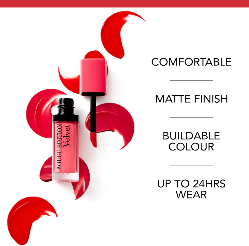 Bourjois Rouge Edition Fluwelen matte vloeibare lippenstift