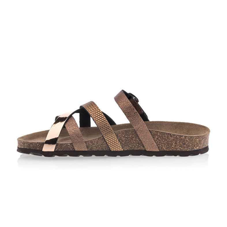 Gelbe Damensandalen / Zehenfreie Schuhe